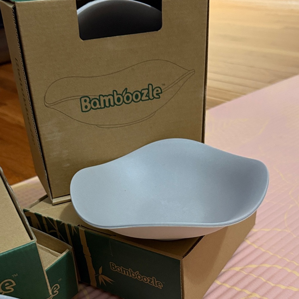 BAMBOO Modern Gray Dinnerware Set - Picture 4 of 8